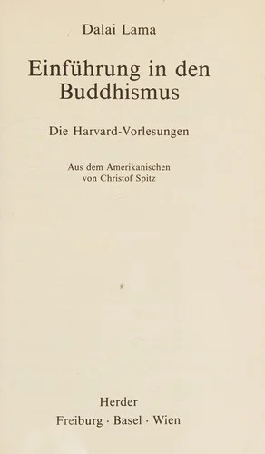 Einführung in den Buddhismus