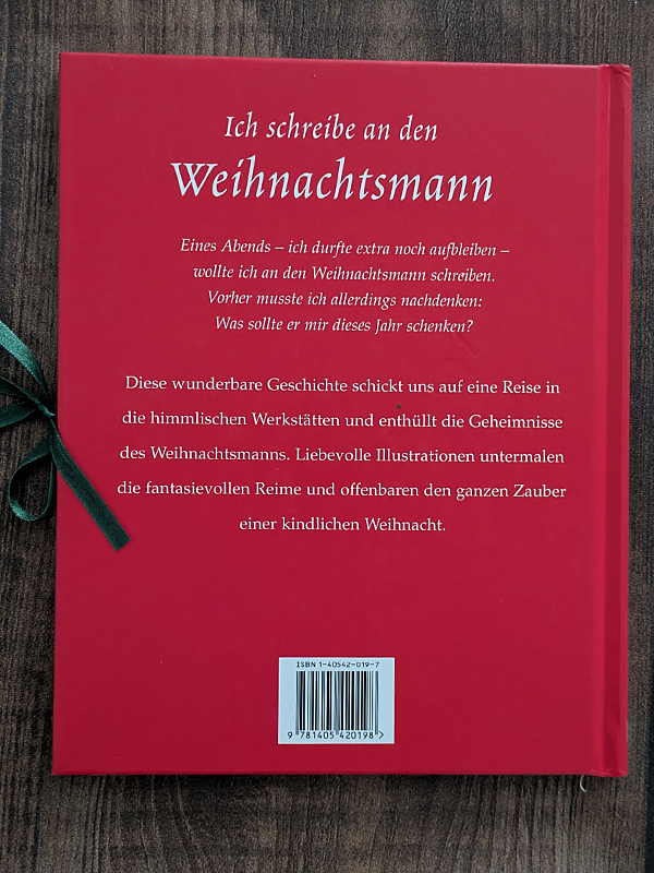 Ich schreibe an den Weihnachtsmann