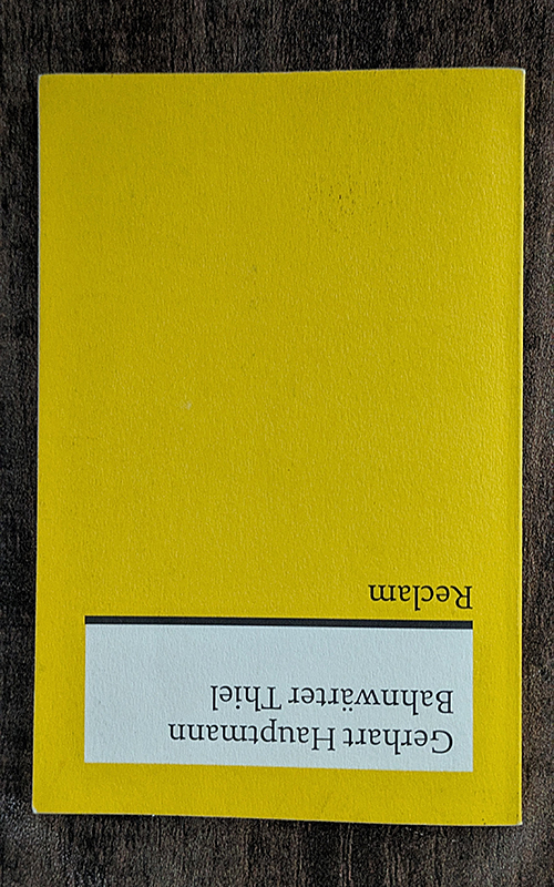 Bahnwaerter Thiel