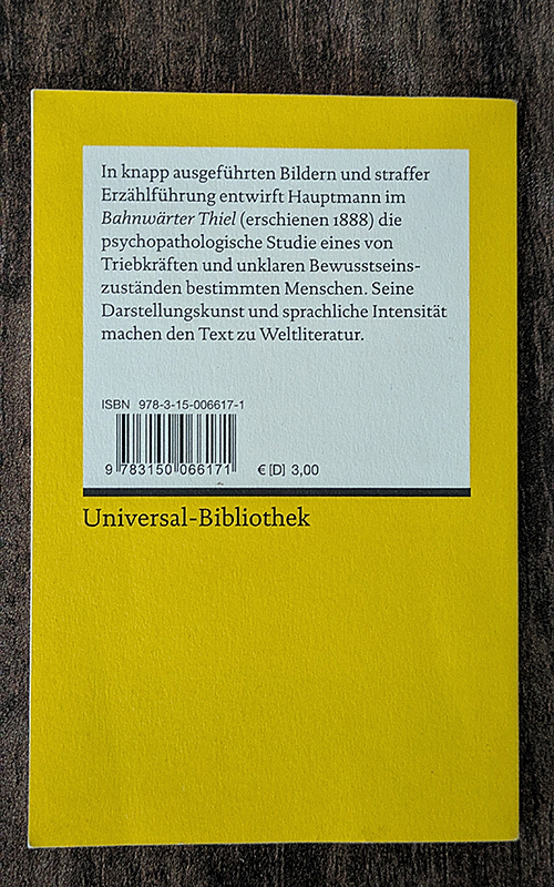 Bahnwaerter Thiel