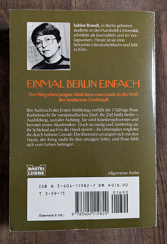 Einmal Berlin einfach
