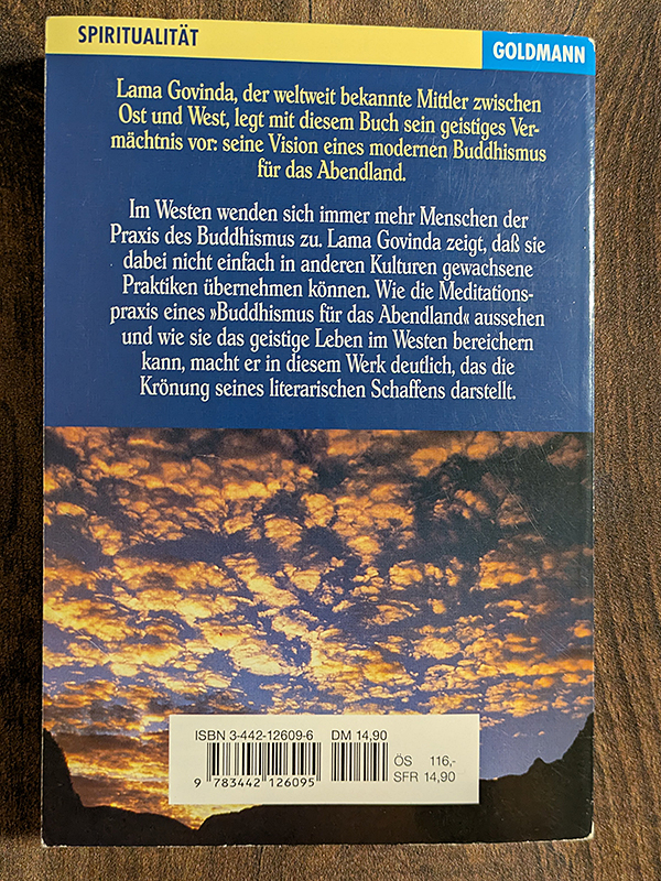 Lebendiger Buddhismus im Abendland