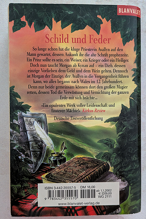 Schild und Feder.