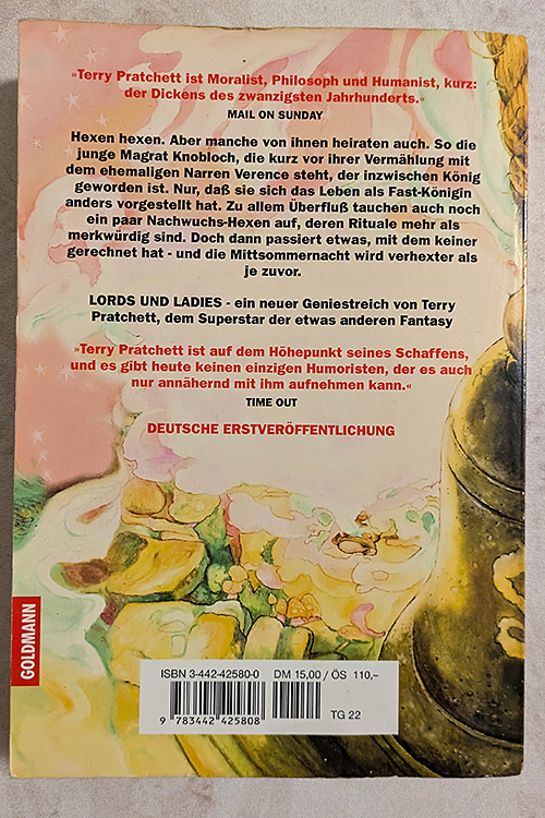 Lords und Ladies. Ein Roman aus der bizarren Scheibenwelt.