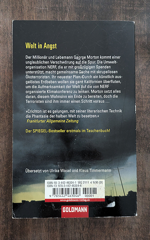 Welt in Angst
