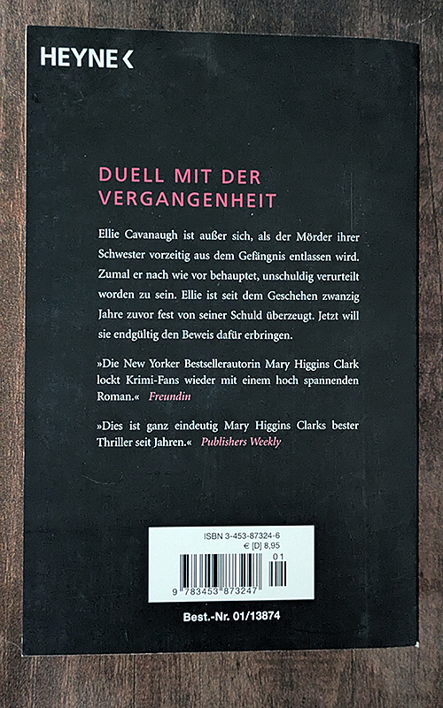 Denn vergeben wird dir nie