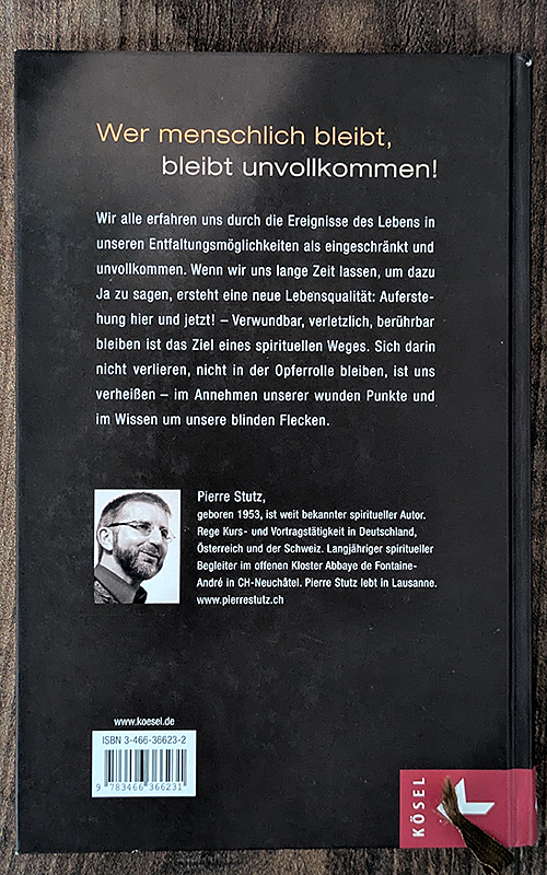 Verwundet bin ich und aufgehoben