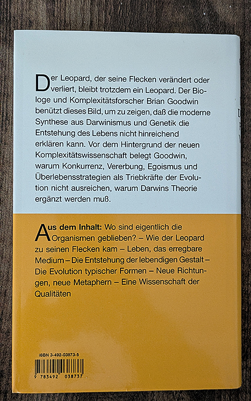 Der Leopard, der seine Flecken verliert