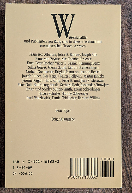 Denkanstöße '89.