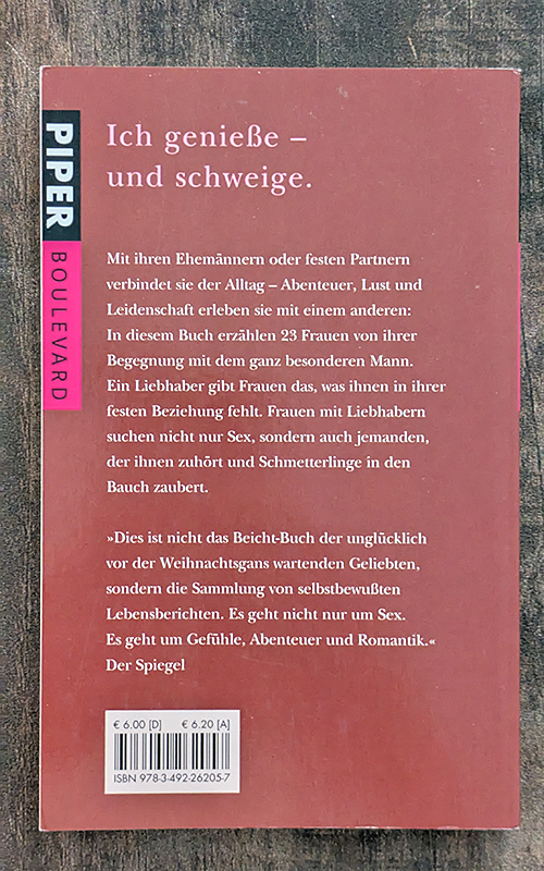 Ich habe einen Liebhaber