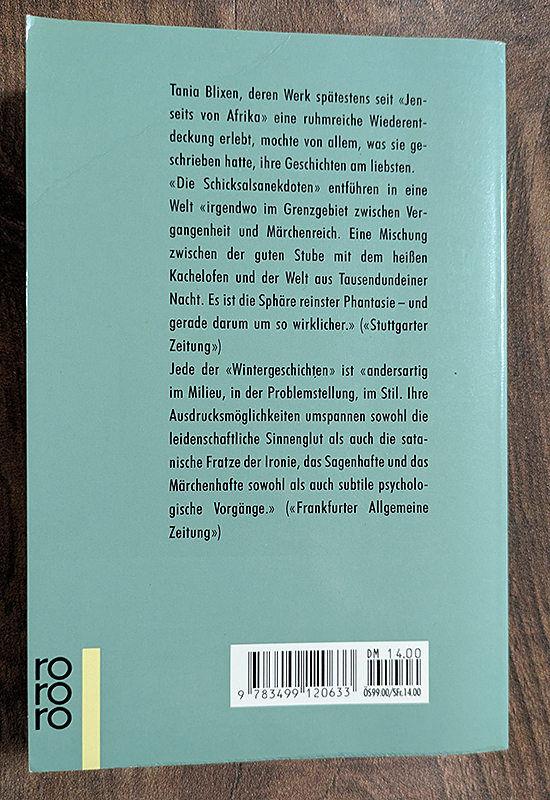 Schicksalsanekdoten