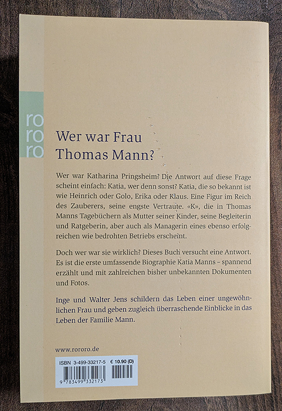 Frau Thomas Mann