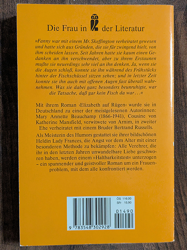 Die sieben Spiegel der Lady Frances