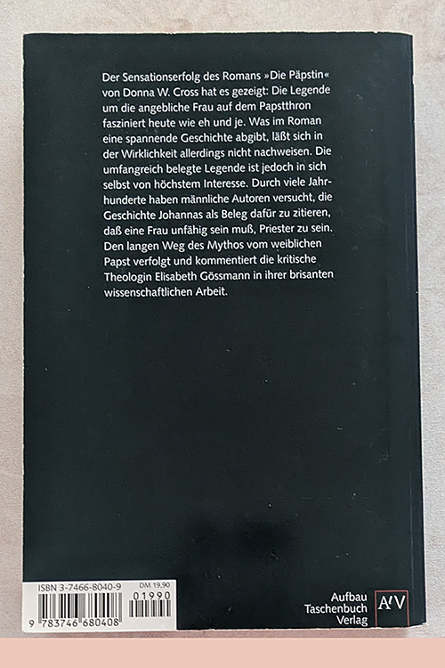 "Die Päpstin Johanna"