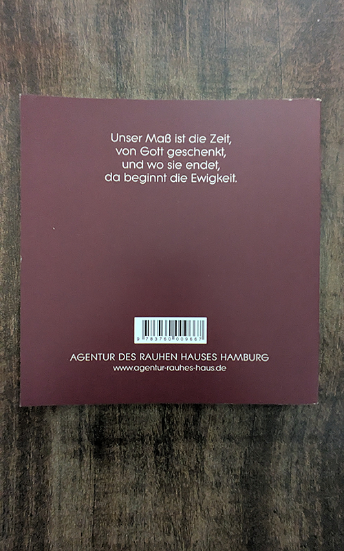 So viel Zeit muss sein