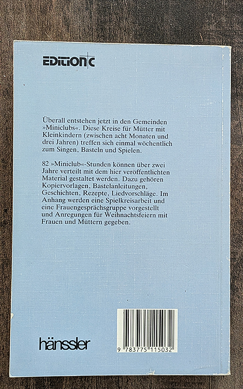 Praxisbuch Kleinkinderkreis, Bd.1, So wird's gemacht!