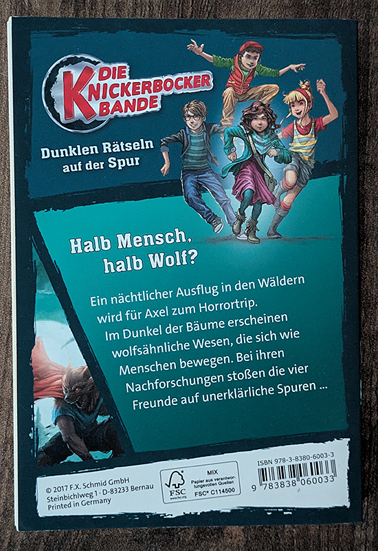 Die Knickerbocker-Bande, Band 4: Im Wald der Werwölfe
