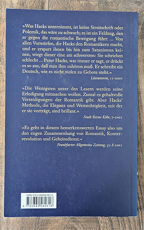 Zur Romantik