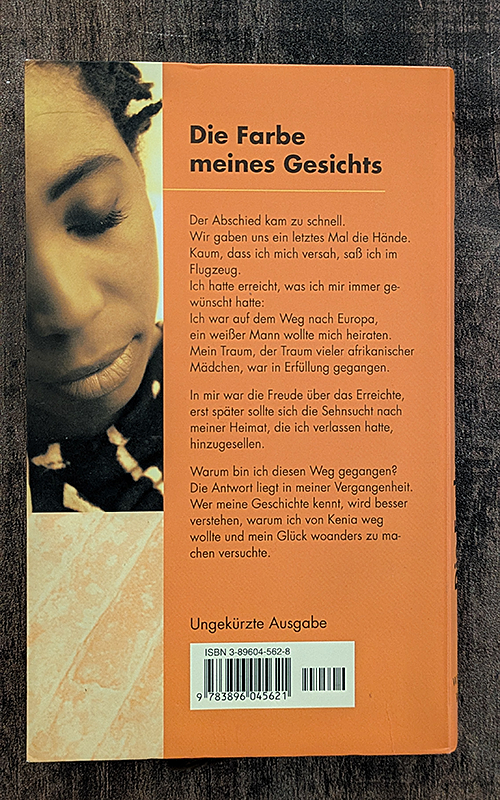 Die Farbe meines Gesichts